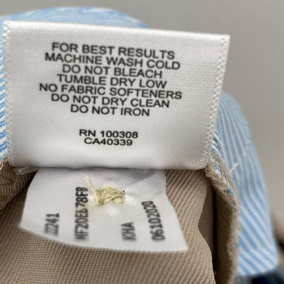 Peter Millar Tan 100% Polyester Slacks Men's Size 34 Hemmed to 30" Length - Picture 6 of 8